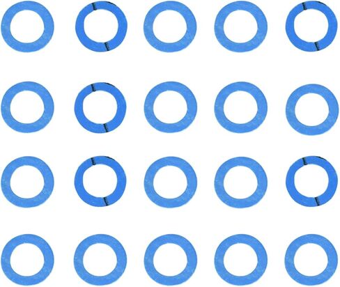 Weelparz 20 قطعة من حشية سدادة تصريف الوحدة السفلية 12-19183-3 12-19183Q02 غسالة لولبية لتصريف التروس 12-19183K02 متوافقة مع Mercury Mercruiser المتوافقة مع Johnson Evinrude Outboards 18-2945 in Kuwait