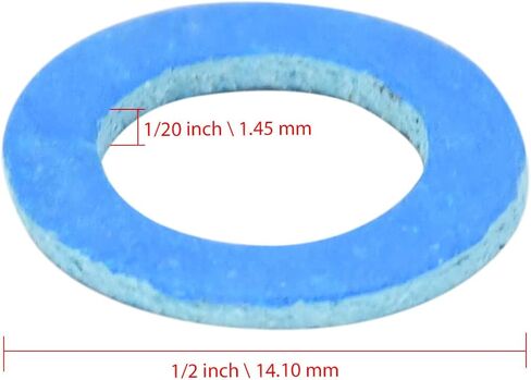 Weelparz 20 قطعة من حشية سدادة تصريف الوحدة السفلية 12-19183-3 12-19183Q02 غسالة لولبية لتصريف التروس 12-19183K02 متوافقة مع Mercury Mercruiser المتوافقة مع Johnson Evinrude Outboards 18-2945 in Kuwait
