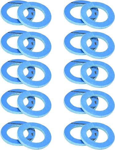 Weelparz 20 قطعة من حشية سدادة تصريف الوحدة السفلية 12-19183-3 12-19183Q02 غسالة لولبية لتصريف التروس 12-19183K02 متوافقة مع Mercury Mercruiser المتوافقة مع Johnson Evinrude Outboards 18-2945 in Kuwait