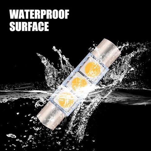 10 PCS T6 5050 Car LED Sun Visor Lights, 28MM 12V 300LM Super Bright Waterproof Vehicle Reading Light Bulb Replacement, Universal Automotive Roof Light Accessories (Blue Light) in Kuwait