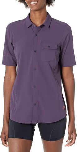 Fox Racing Women's Flexair Woven Short Sleeve Jersey in Saudi Arabia