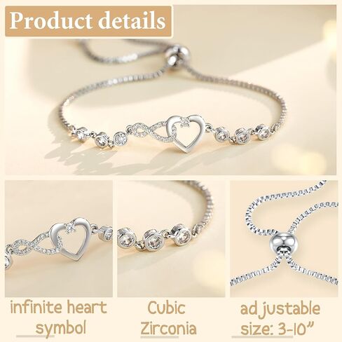 Shonyin Mothers Day Gifts, Tennis Bracelet for Mom Wife Daughter Nana Grandma Bonus Mom New Mom Mimi Sister Aunt Grammy Gigi Friends Abuela in Kuwait