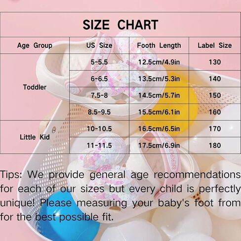 Acdoslow Toddler Little Kids Garden Clogs Girls Slides Butterfly Slip On Water Shoes Non-Slip Summer Beach Pool Shower Slippers in Saudi Arabia
