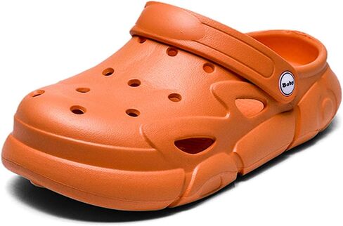 SECHRITE Kids Boys Girls Garden Clogs Shoes Shower Slippers Toddler Slip On Mules Lightweight Beach Pool Slides Indoor Sandals in Saudi Arabia
