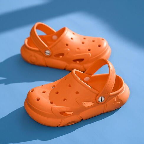 SECHRITE Kids Boys Girls Garden Clogs Shoes Shower Slippers Toddler Slip On Mules Lightweight Beach Pool Slides Indoor Sandals in Saudi Arabia