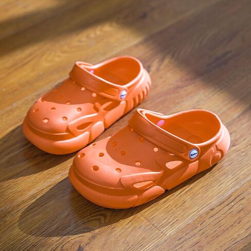 SECHRITE Kids Boys Girls Garden Clogs Shoes Shower Slippers Toddler Slip On Mules Lightweight Beach Pool Slides Indoor Sandals in Saudi Arabia