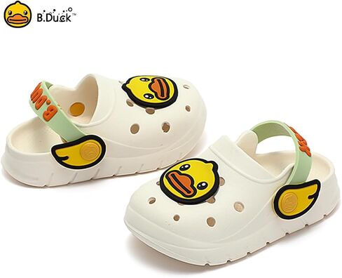 B.Duck Little Kids Toddler Clogs Garden Shoes Boys Girls Cartoon Dinosaur Slides Non-Slip Pool Sandals in Saudi Arabia