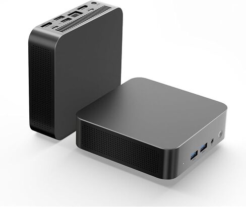 chatreey Mini PC 12th Gen Alder Lake N100(Up to 3.4GHz), 16GB DDR4 RAM 512GB SSD, 4 Cores 4 Threads Desktop Computer Support 4K@60GHz 3-Screen Display/Windows 11 Pro/WiFi 5/BT 4.2/Auto Power On in Saudi Arabia
