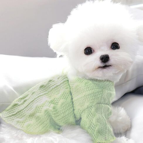 Bonaweite محبوك سترة الكلب للكلاب الصغيرة المتوسطة القطط، الدافئة الناعمة السترة جرو سترة الزي الكلب تريكو البلوز للكلاب فتاة صبي in Kuwait