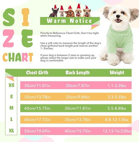Bonaweite محبوك سترة الكلب للكلاب الصغيرة المتوسطة القطط، الدافئة الناعمة السترة جرو سترة الزي الكلب تريكو البلوز للكلاب فتاة صبي in Kuwait