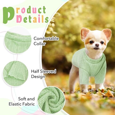 Bonaweite محبوك سترة الكلب للكلاب الصغيرة المتوسطة القطط، الدافئة الناعمة السترة جرو سترة الزي الكلب تريكو البلوز للكلاب فتاة صبي in Kuwait
