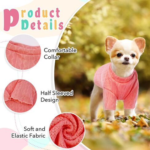 Bonaweite Knitted Dog Sweater for Small Medium Dogs Cats, Warm Soft Pullover Puppy Sweater Outfit Doggie Knitwear Sweatshirt for Dogs Girl Boy in Saudi Arabia