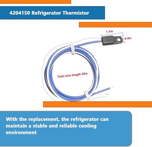 مستشعر درجة حرارة الثلاجة TH4150 4204150 الثرمستور الثلاجة 3014350 استبدال مجاني لمدة سنة واحدة in Kuwait