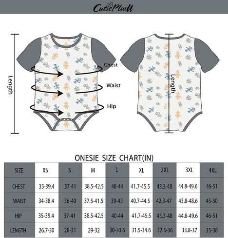 CutiePlusU Men's Cotton Button Crotch Bodysuits Adult Romper Onesie for Men Print in Saudi Arabia