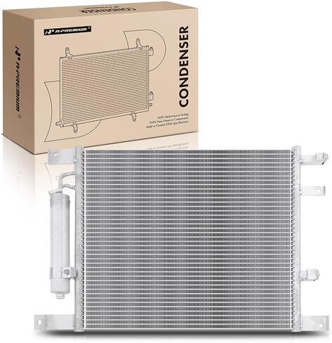 A-Premium Air Conditioning A/C Condenser Compatible with Nissan Versa 2012-2019, Versa Note 2014-2019,1.6L, Replace# 921001HA3A in Saudi Arabia