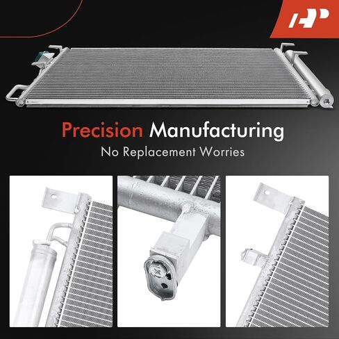 A-Premium Air Conditioning A/C Condenser Compatible with Nissan Versa 2012-2019, Versa Note 2014-2019,1.6L, Replace# 921001HA3A in Saudi Arabia