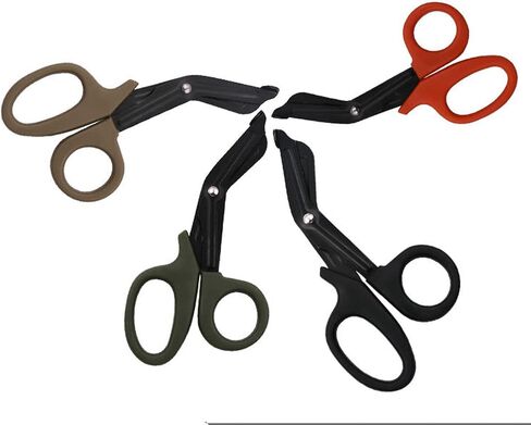 2 Pack Medical Scissors Trauma Shears-7.3 inches Bandage Scissors, Surgical Grade Shears Stainless Steel EMT Scissors (Brown) in Saudi Arabia