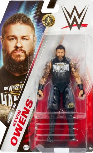Mattel WWE Action Figures, 6-inch Collectible Kevin Owens with 10 Articulation Points & Life-Like Look in Saudi Arabia