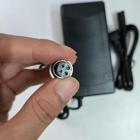 [ملاءمة معتمدة] شاحن سكوتر 63 فولت 2.0 أمبير فائق السرعة بأربعة شقوق، لـ Segway Ninebot S.S-MAX، Mini Pro، Go Kart، Go Kart Pro 4-Pin Connector 54V شاحن بطارية in Kuwait