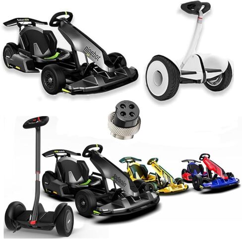 [ملاءمة معتمدة] شاحن سكوتر 63 فولت 2.0 أمبير فائق السرعة بأربعة شقوق، لـ Segway Ninebot S.S-MAX، Mini Pro، Go Kart، Go Kart Pro 4-Pin Connector 54V شاحن بطارية in Kuwait