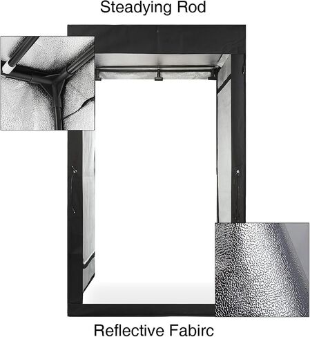 GVM 47x39x78inch Large Photo Light Box Photography, LED Photo Studio Light Box│Photo Booth with 3 Color Backdrops+Carry Bag, Professional Lightbox for Product Photography Clothes Portrait Shooting in Saudi Arabia