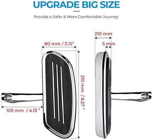 KEMIMOTO Passenger Floorboards Compatible with Touring Models Road Glide Street Glide Electra Glide 1993-2024 (Chrome Floorboards) in Saudi Arabia