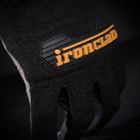 قفازات العمل العامة من Ironclad GUG، متعددة الأغراض، مناسبة للأداء، متينة، قابلة للغسل في الغسالة، (زوج واحد) أسود in Kuwait