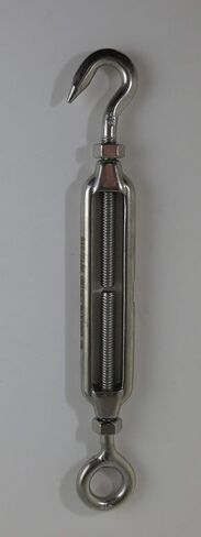 US STAINLESS 2 Pieces Stainless Steel 316 M6 Turnbuckle Hook and Eye 6mm Marine Grade in Saudi Arabia