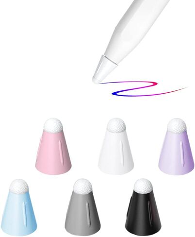 غطاء YINVA لأطراف أقلام Apple، ملحقات غطاء كتم الصوت من السيليكون لقلم Apple Pencil الجيل الأول/الثاني/USB-C (30 قطعة، 10 ألوان) in Kuwait