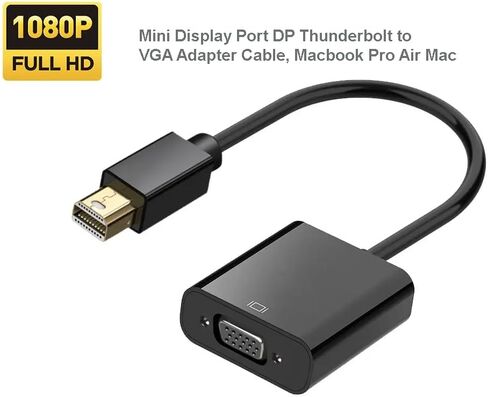 Generic 2 in 1 HDMI VGA Mini DisplayPort DP Adapters Cables for Laptop PC in Saudi Arabia