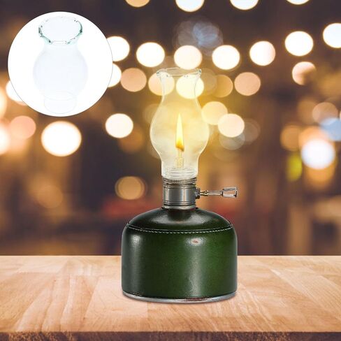 Luxshiny Oil Lamp Chimney Hurricane Chimney Glass Replacement Lamp Shade Hand Blown Kerosene Lantern Globe Tube Clear Oil Lamp Cover For Vintage Oil Lamp in Saudi Arabia