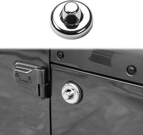 PDKLIN لغطاء قاعدة هوائي راديو Jeep زخرفة متوافقة مع Jeep Wrangler 2007-2023 JK JKU JL JLU/Gladiator JT 2020-2023، حبيبات ألياف الكربون، الملحقات الخارجية in Kuwait