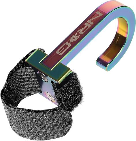 NRG Innovations STR-100MC عجلة القيادة هوك CNC الألومنيوم نيوكروم بأكسيد قابل للتعديل حزام النايلون عجلات القيادة المضمونة in Kuwait