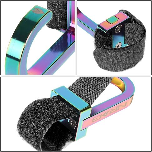 NRG Innovations STR-100MC عجلة القيادة هوك CNC الألومنيوم نيوكروم بأكسيد قابل للتعديل حزام النايلون عجلات القيادة المضمونة in Kuwait