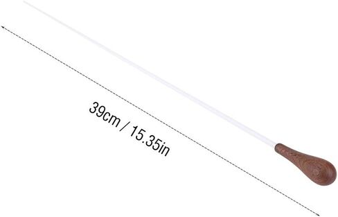 Music Conductor Baton,Wood Handle 15inch Music Baton FRP stick for Symphony Leader Choral Director Accessories Conducting Baton 1138656984 in Saudi Arabia