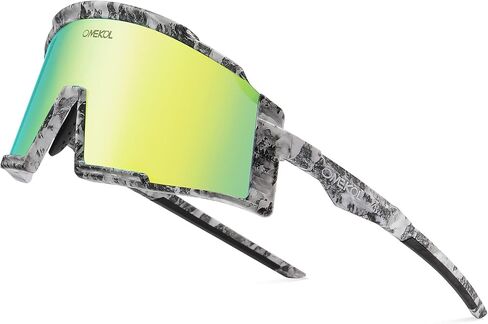 OMEKOL Two Sizes For Adults and Youth Sunglasses Sports Baseball Cycling Glasses Men Women MTB Bicycle Eyewear Outdoor in Saudi Arabia
