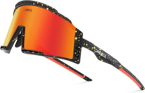 OMEKOL Two Sizes For Adults and Youth Sunglasses Sports Baseball Cycling Glasses Men Women MTB Bicycle Eyewear Outdoor in Saudi Arabia