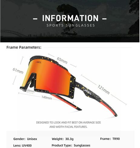 OMEKOL Two Sizes For Adults and Youth Sunglasses Sports Baseball Cycling Glasses Men Women MTB Bicycle Eyewear Outdoor in Saudi Arabia