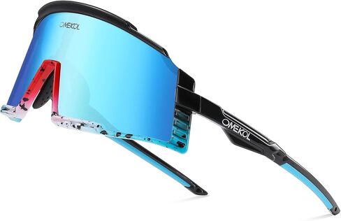 OMEKOL Two Sizes For Adults and Youth Sunglasses Sports Baseball Cycling Glasses Men Women MTB Bicycle Eyewear Outdoor in Saudi Arabia