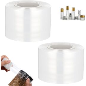 لفتان صغيرتان قابلتان للتمدد لأختام الزجاجات والجرار، طبقة مطاطية عالية الأداء بطول 1.57 بوصة * 1000 قدم، لفافة تغليف قابلة للانكماش غير ساخنة لعلب الجرار والزجاجات وملمع الشفاه القصدير in Kuwait