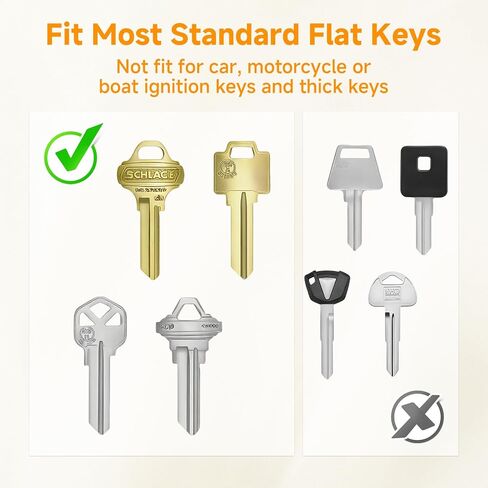24 Pack Key Covers Caps, 1" Standard Key Caps, Key Identifiers Covers for Standard Flat House Keys Organization (Not Suitable for Odd-Shaped Keys), 8 Colors in Saudi Arabia