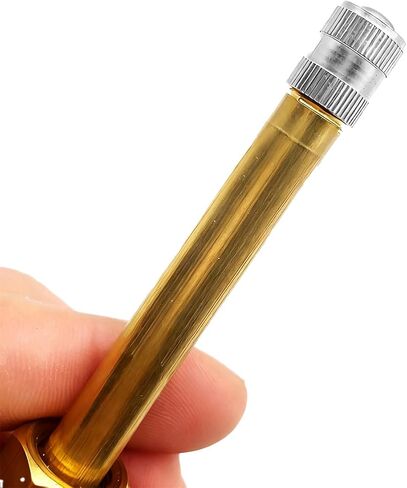 TR573 Truck Tire Valve Stems, 10PCS Brass Commercial 4-3/8 Vehicle Tubeless Valve Stems Replacement for Rim Φ.625", Clamp-in Automotive Tire Repair Accessories, Universal Fit in Saudi Arabia