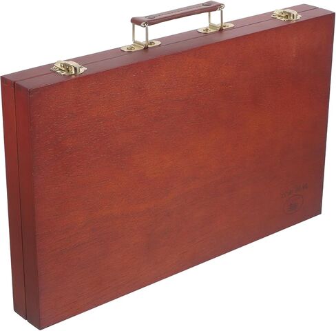 SHINEOFI Portable Wooden Painting Box with Handle Lightweight Compact Drawing Tool Case for Artists Outdoor Travel Storage in Saudi Arabia