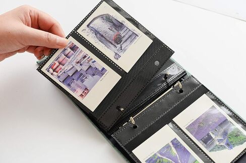 ألبوم صور صغير Ablus 100 جيب - يناسب أفلام Fujifilm Instax وPolaroid Snap Plus Kodak Mini Films (أخضر) in Kuwait