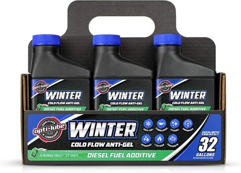 Opti-Lube Winter Formula Anti-Gel Diesel Fuel Additive: 8oz Bottles (6 Pack) in Saudi Arabia