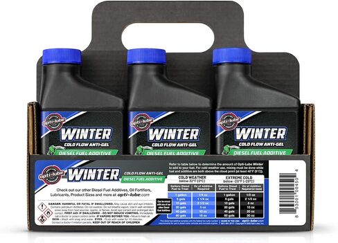 Opti-Lube Winter Formula Anti-Gel Diesel Fuel Additive: 8oz Bottles (6 Pack) in Saudi Arabia