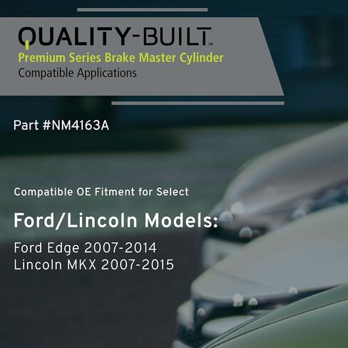 QUALITY-BUILT Premium Brake Master Cylinder with Reservoir NM4163A - Compatible with 2007-2015 Ford/Lincoln (Edge,MKX) in Kuwait