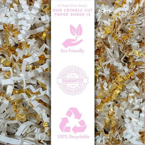 MagicWater Supply - 4 oz - Sky Blue - Crinkle Cut Paper Shred Filler great for Gift Wrapping, Basket Filling, Birthdays, Weddings, Anniversaries, Valentines Day, and other occasions in Saudi Arabia