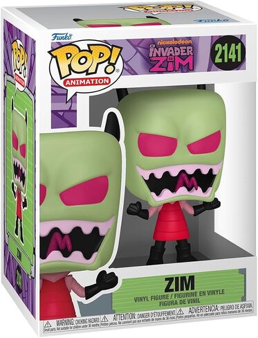 Funko Pop! Animation: Invader Zim - Zim - Collectable Vinyl Figure - Gift Idea - Official Merchandise - Toys for Kids & Adults - Cartoon Fans - Model Figure for Collectors and Display in Saudi Arabia
