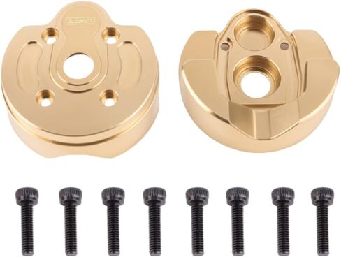 GLOBACT 2PCS Brass Portal Knuckle Weights 170g Steering Cover Housing for AXAIL SCX10 III AXI03007 Capra 1.9 UTB AXI03004 1/10 RC Crawler Upgrade Parts in Saudi Arabia
